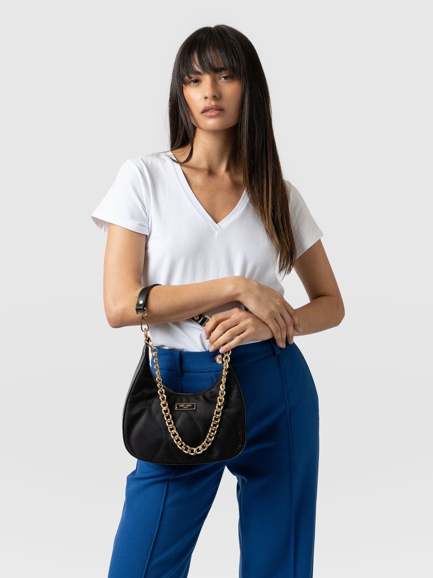 Runway Handbag - Black Nylon
